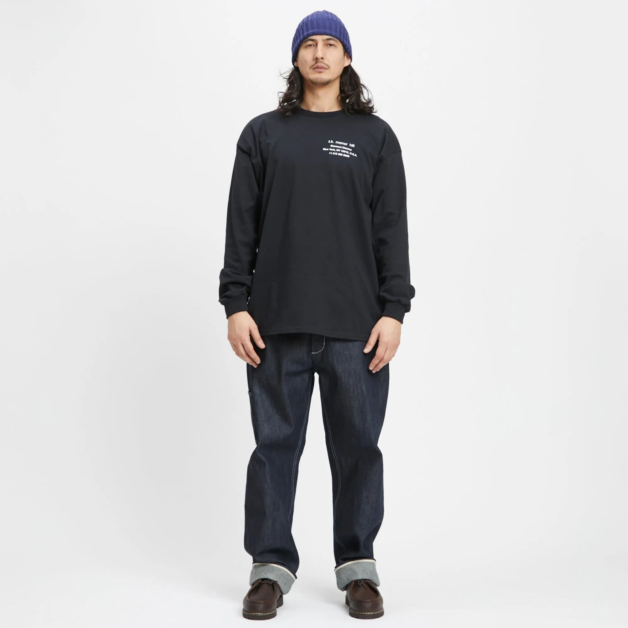 Watch Cap II - Navy Cotton sold by S.K. Manor Hill product image thumbnail 2