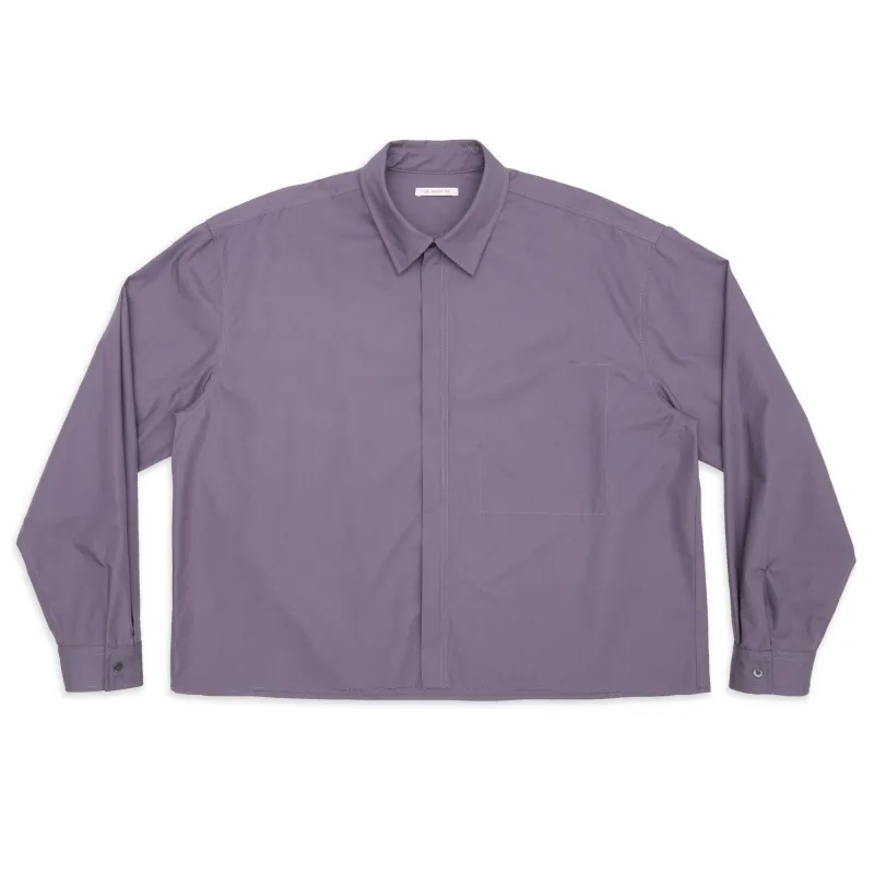 Mechanic Shirt/Jacket - Aubergine Cotton made by S.K. Manor Hill
