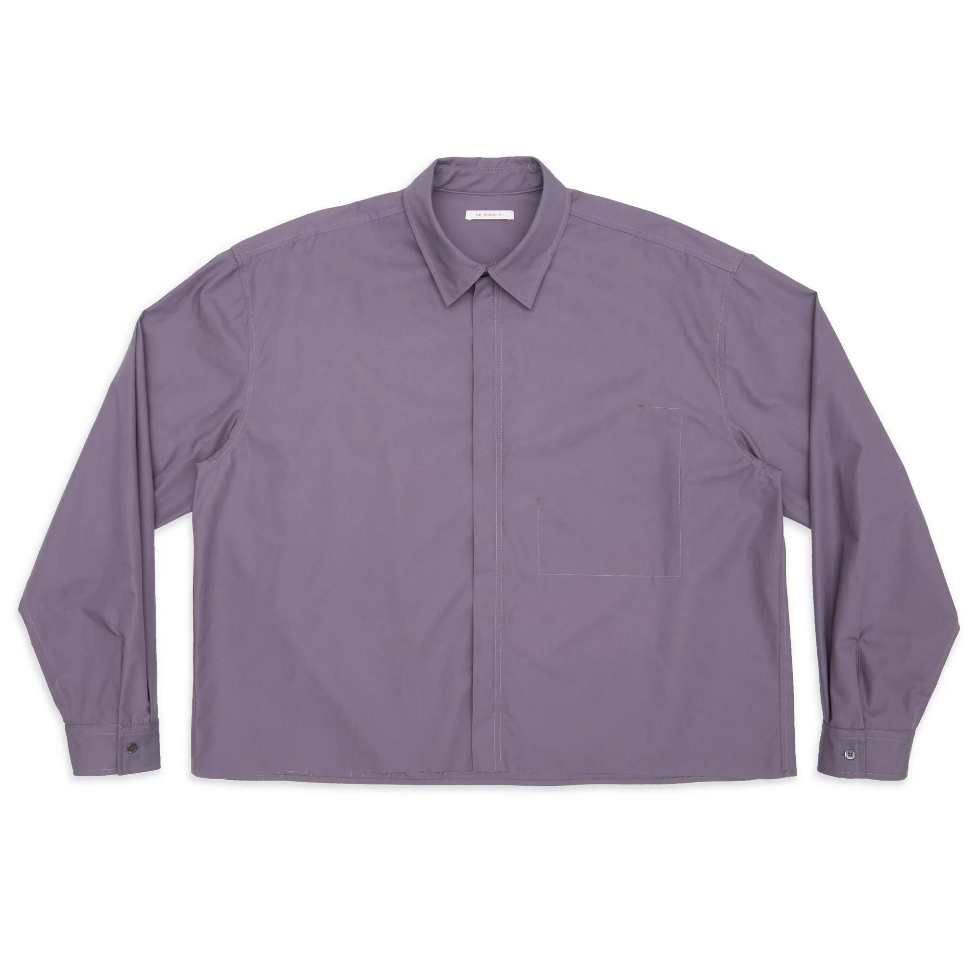 Mechanic Shirt/Jacket - Aubergine Cotton sold by S.K. Manor Hill