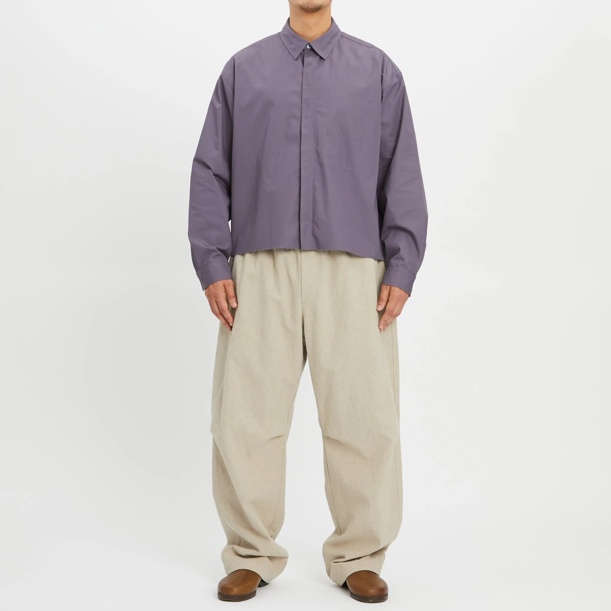 Mechanic Shirt/Jacket - Aubergine Cotton sold by S.K. Manor Hill product image thumbnail 2