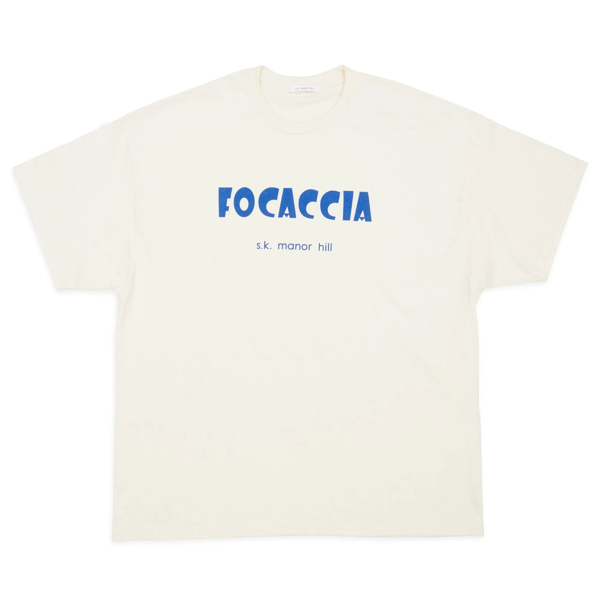 SS Focaccia T-Shirt - Natural Cotton sold by S.K. Manor Hill