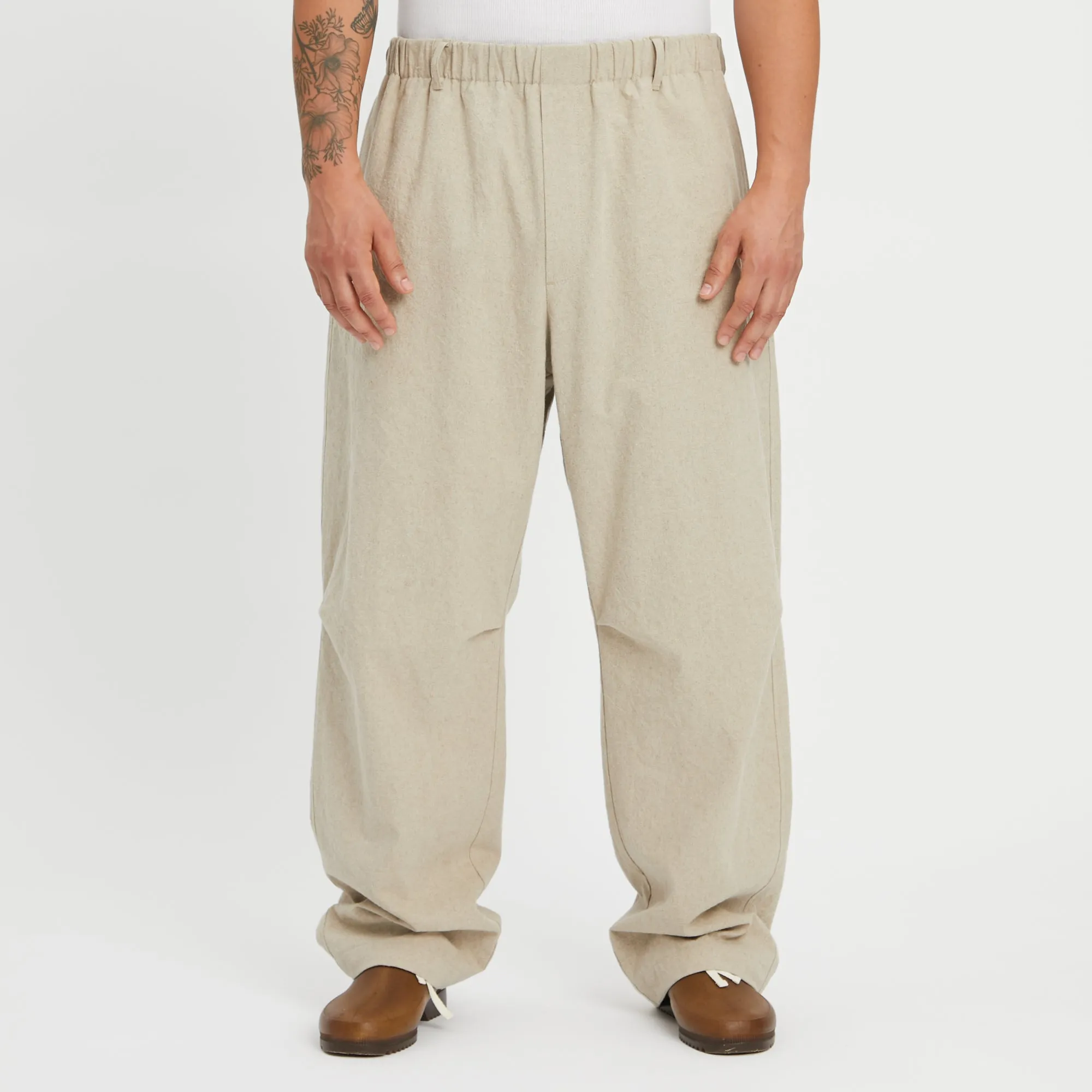 Lunar Pant - Oatmeal Linen / Cotton sold by S.K. Manor Hill product image thumbnail 3