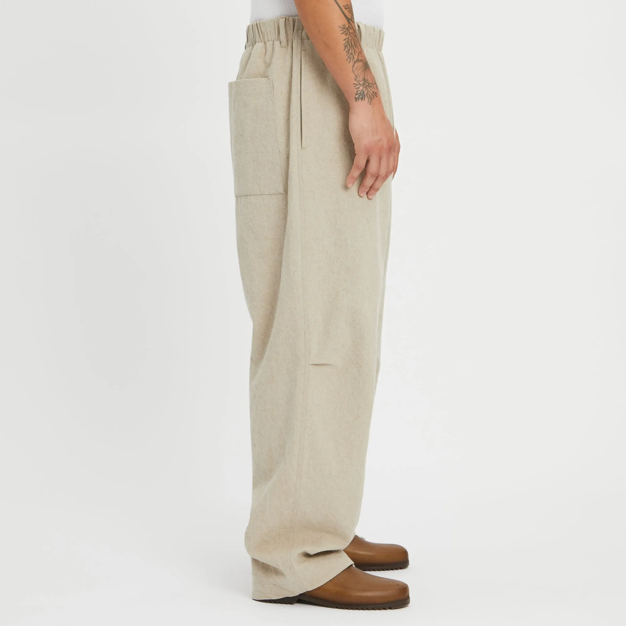 Lunar Pant - Oatmeal Linen / Cotton sold by S.K. Manor Hill product image thumbnail 4