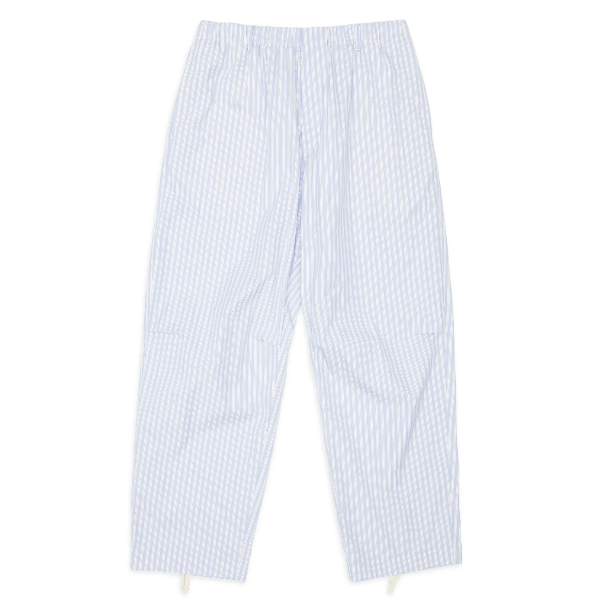 Lunar Pant - Light Blue & Burgundy Striped Cotton sold by S.K. Manor Hill