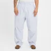Lunar Pant - Light Blue & Burgundy Striped Cotton sold by S.K. Manor Hill