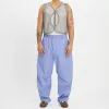 Lunar Pant - Blue w/ White Stripes Cotton sold by S.K. Manor Hill