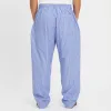 Lunar Pant - Blue w/ White Stripes Cotton sold by S.K. Manor Hill