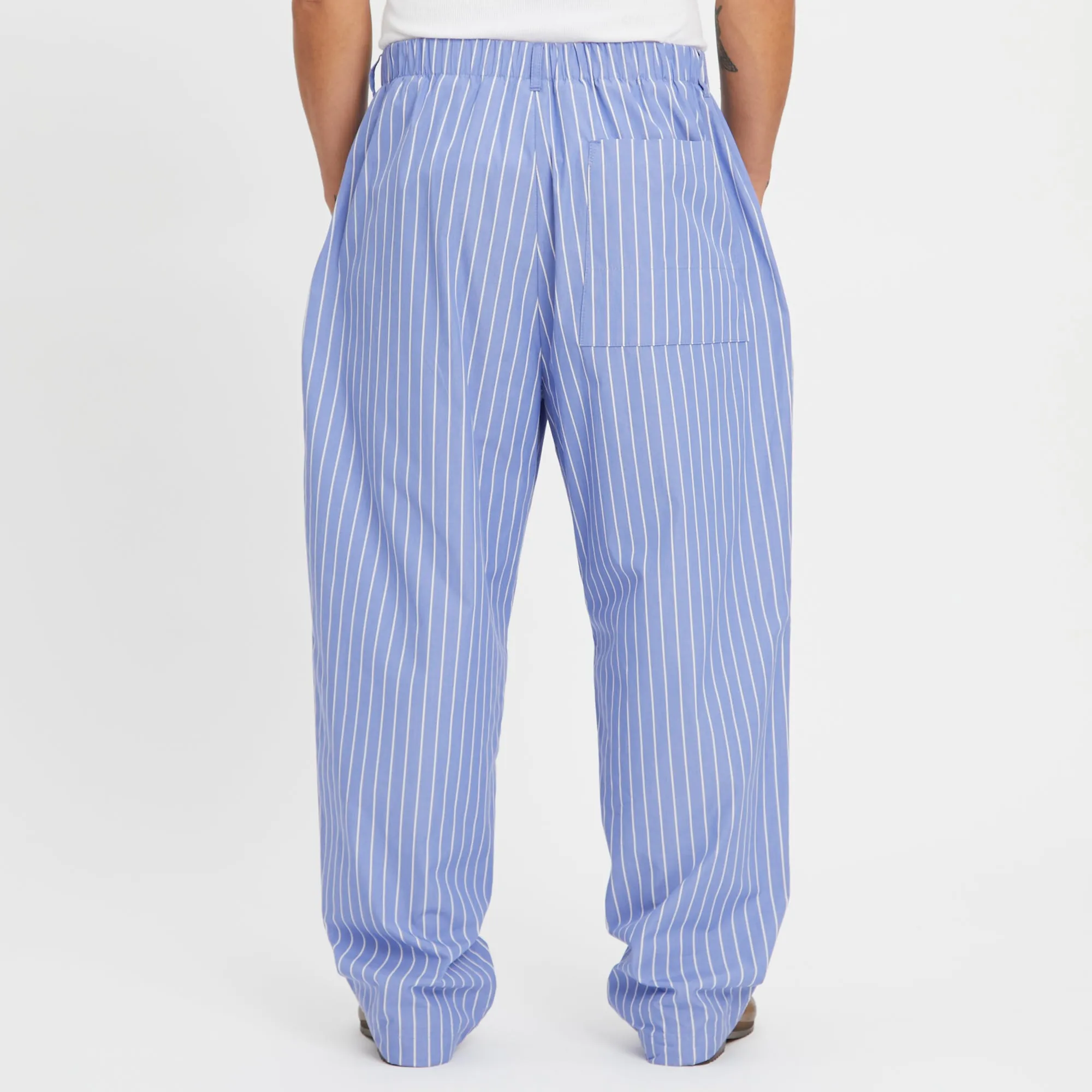 Lunar Pant - Blue w/ White Stripes Cotton sold by S.K. Manor Hill product image thumbnail 5