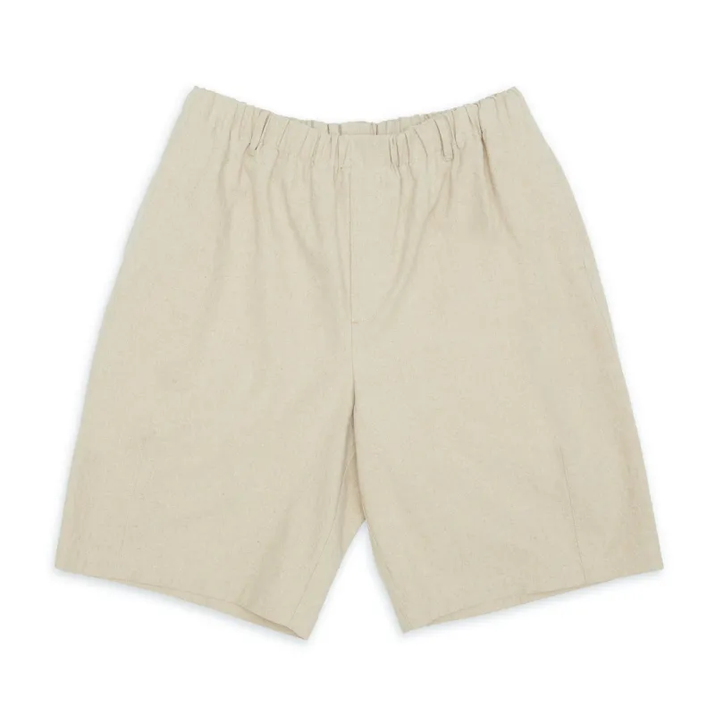 Solar Short - Oatmeal Linen / Cotton sold by S.K. Manor Hill