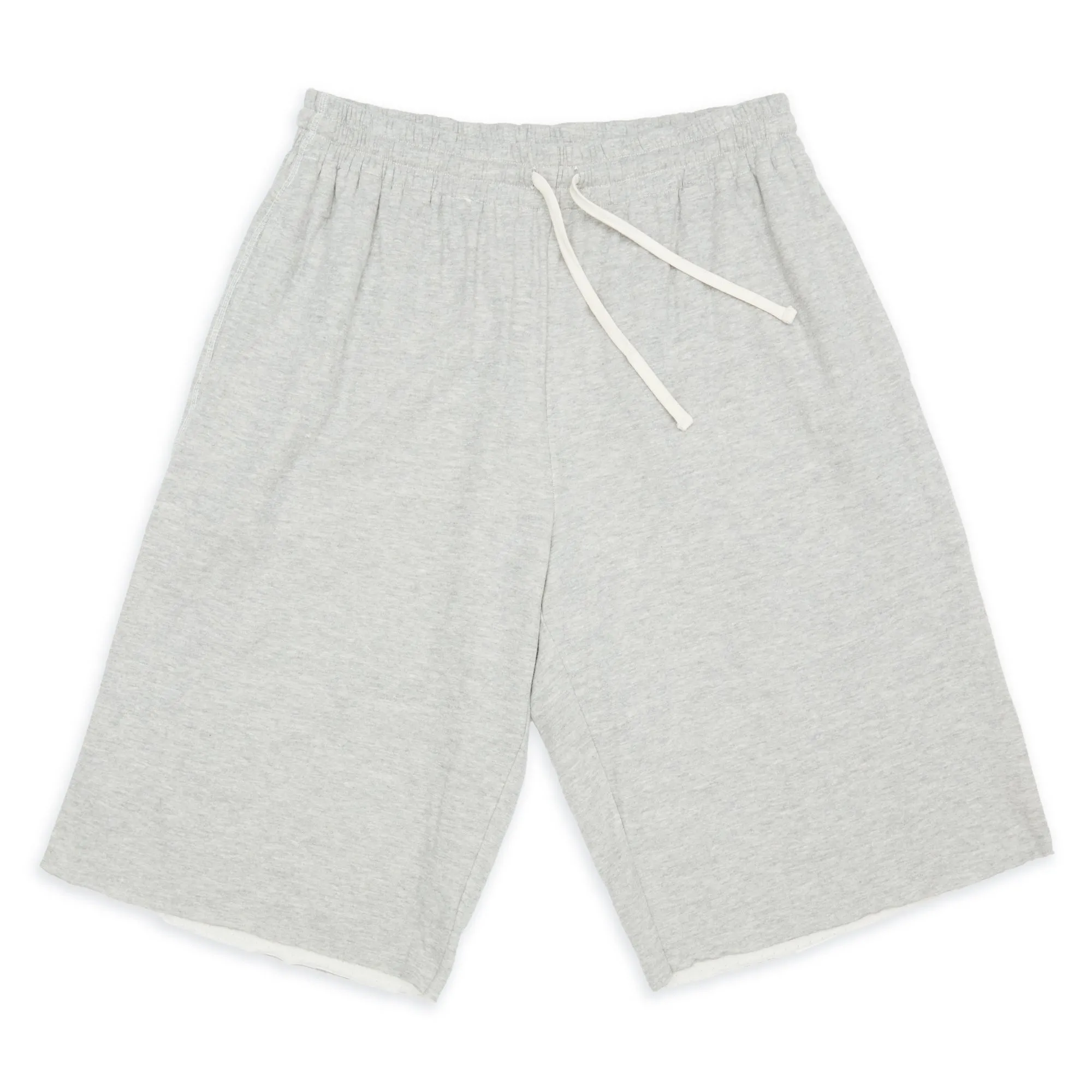 Earl Sweatshort - Heather Grey Double Face Cotton Jersey sold by S.K. Manor Hill