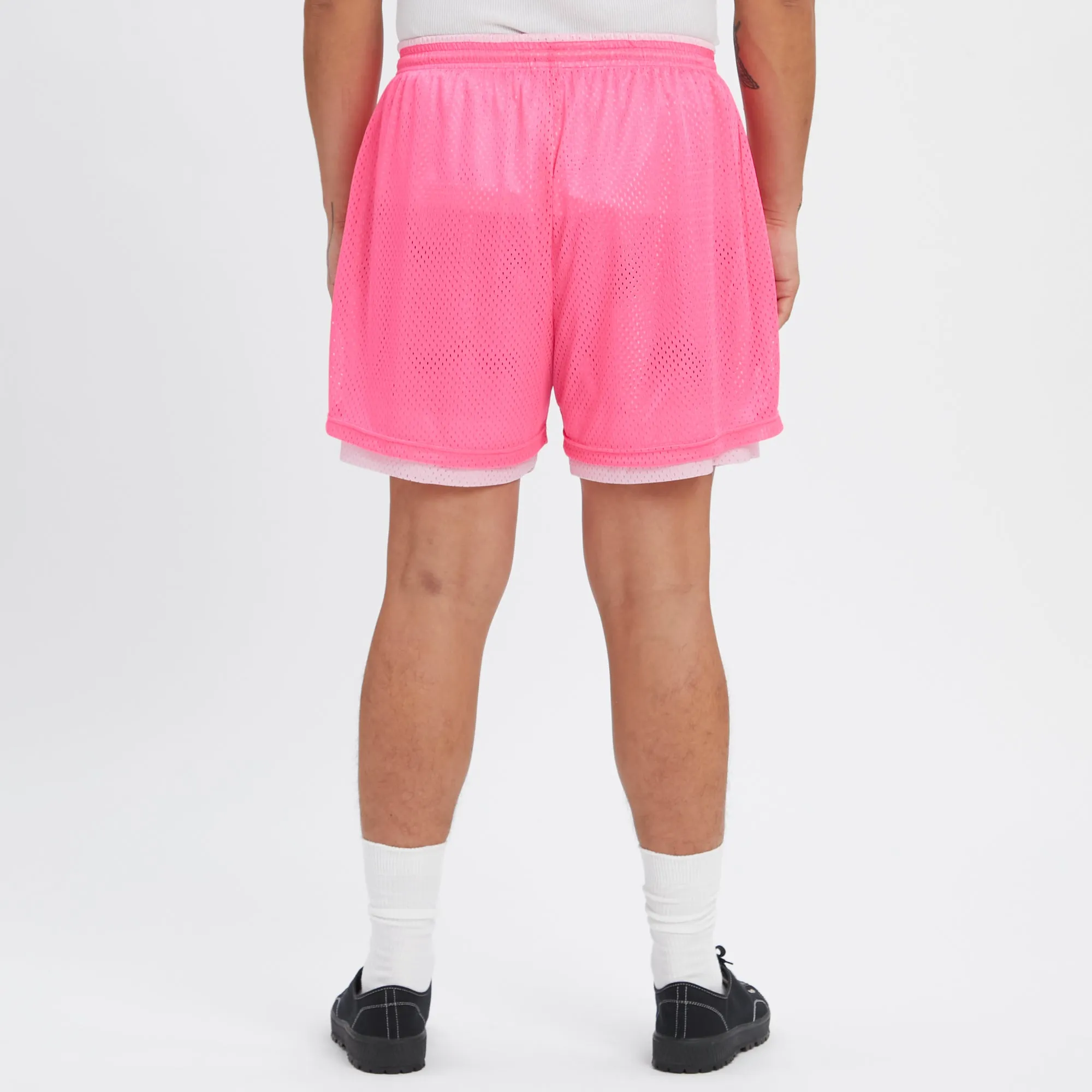 Reversible Ball Short - Pink & Fuchsia Mesh sold by S.K. Manor Hill product image thumbnail 5