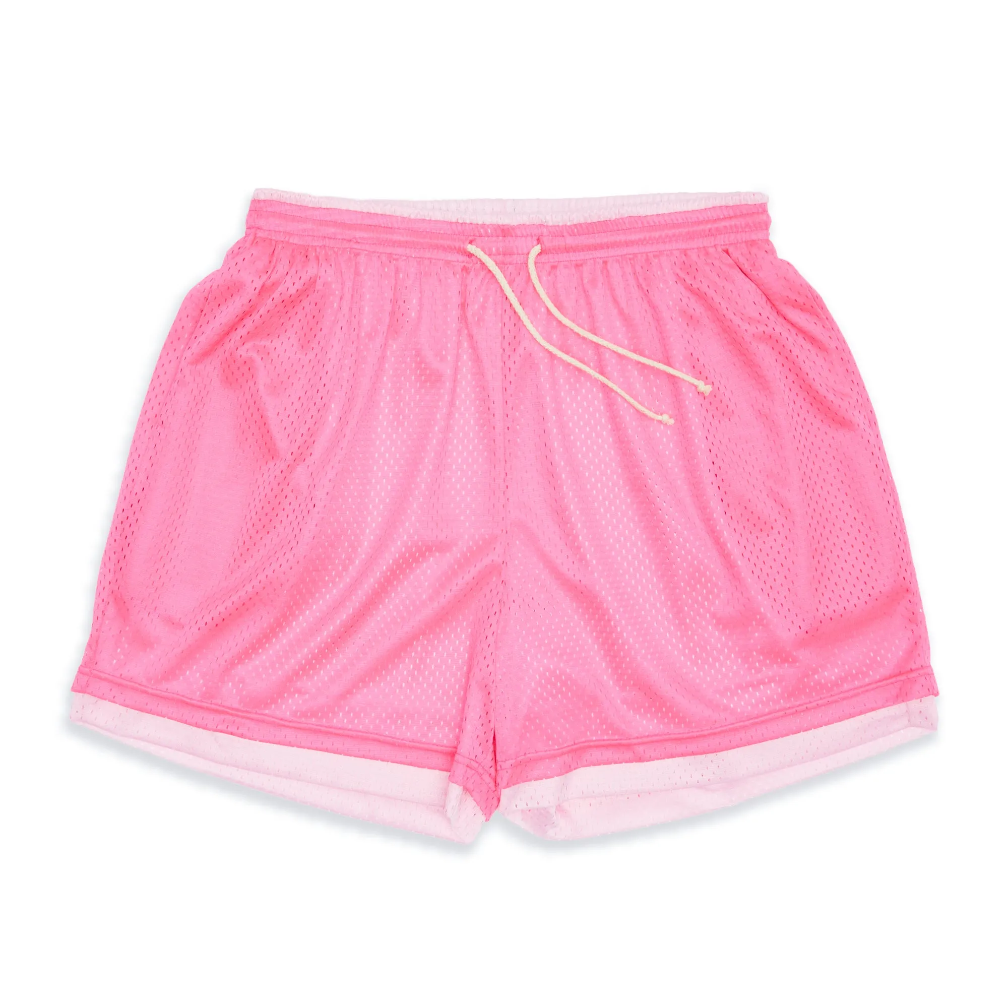 Reversible Ball Short - Pink & Fuchsia Mesh sold by S.K. Manor Hill