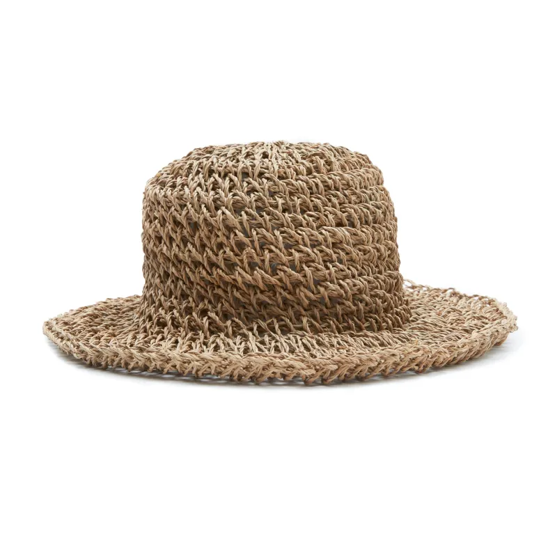 Straw Sun Hat - Natural Gebang Palm made by S.K. Manor Hill