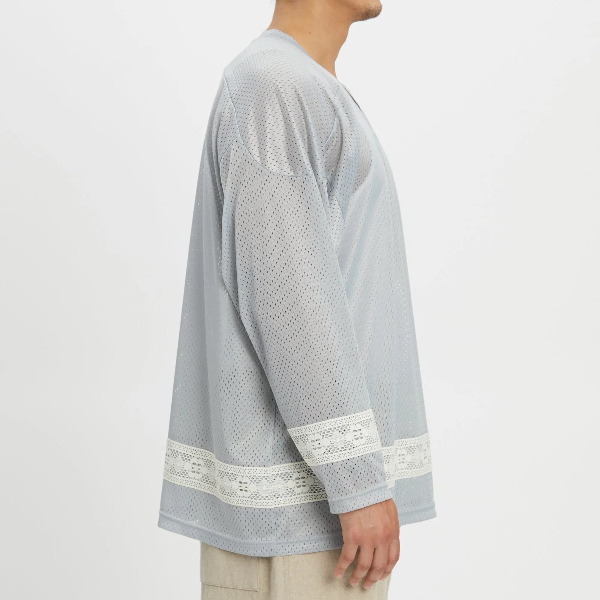 Hockey Jersey - Grey Mesh sold by S.K. Manor Hill product image thumbnail 4