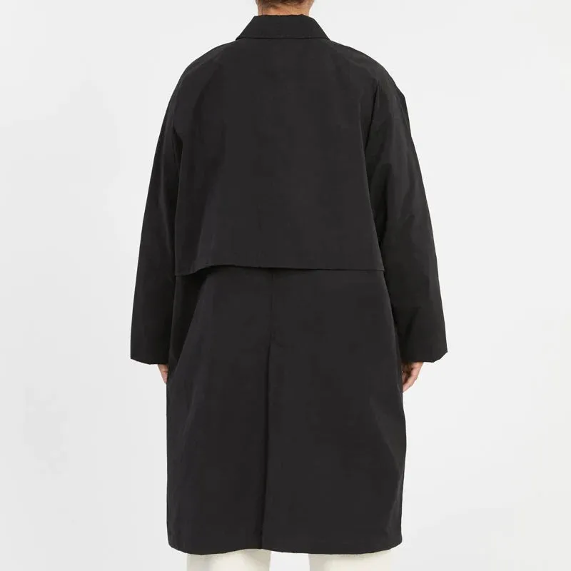 Mountain Trench Coat - Black Waxed Cotton/Nylon WR sold by S.K. Manor Hill product image thumbnail 5