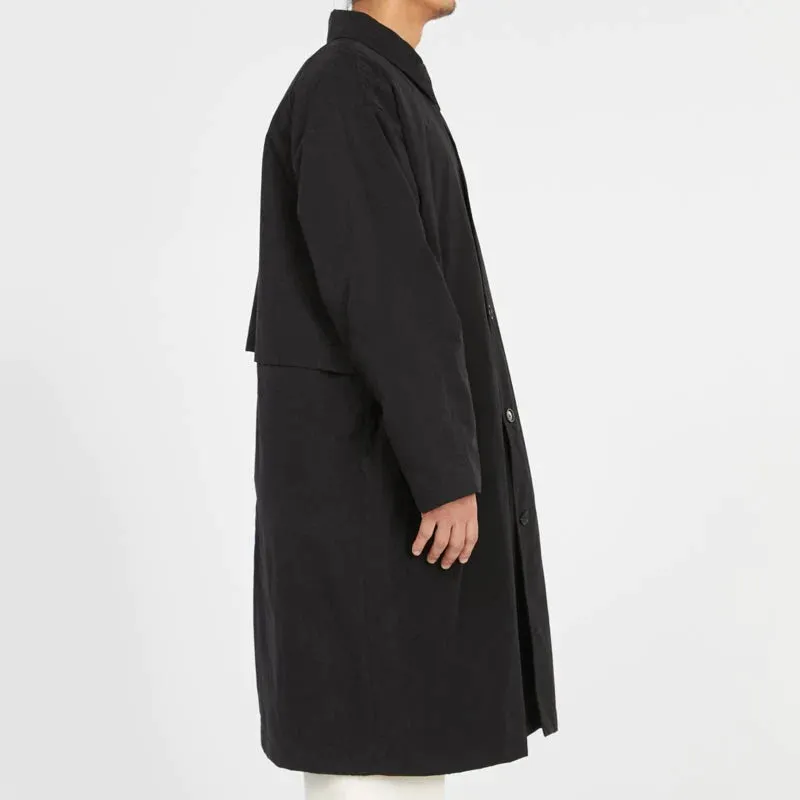 Mountain Trench Coat - Black Waxed Cotton/Nylon WR sold by S.K. Manor Hill product image thumbnail 4