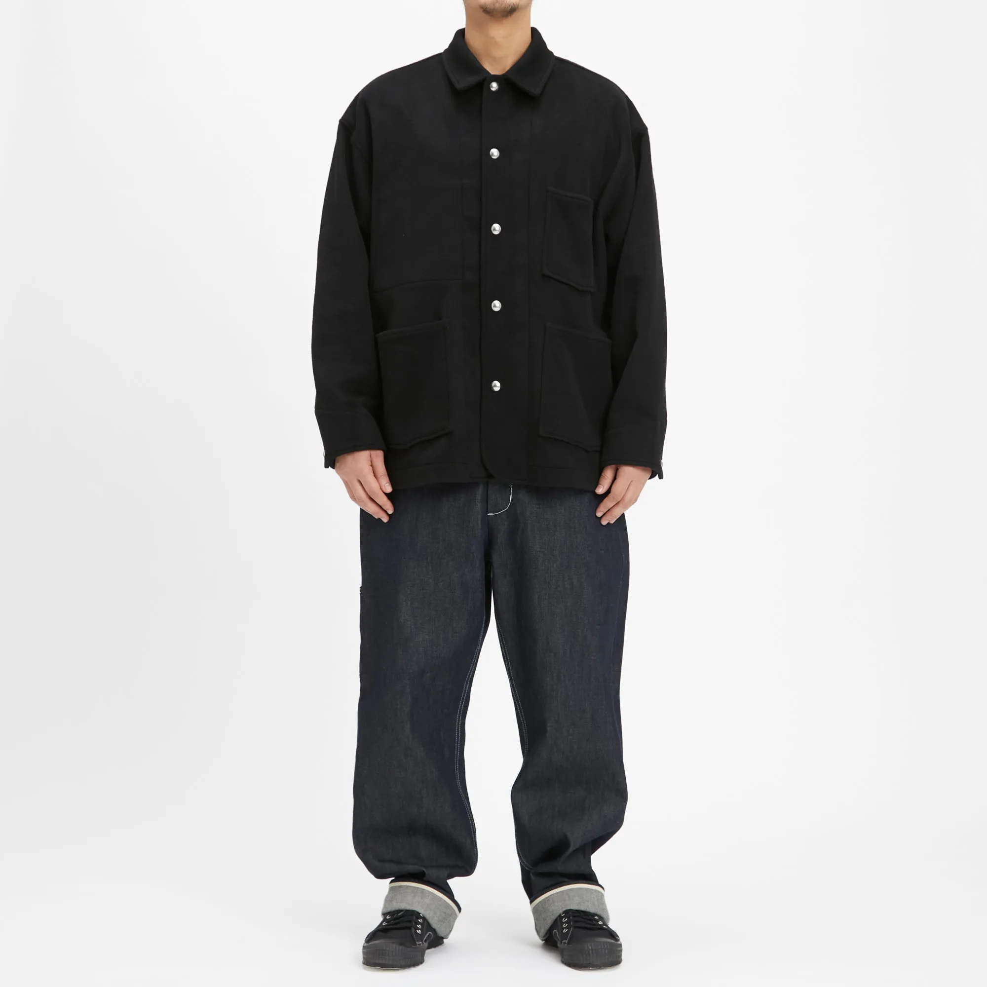 Barn Coat – Black Wool sold by S.K. Manor Hill product image thumbnail 2