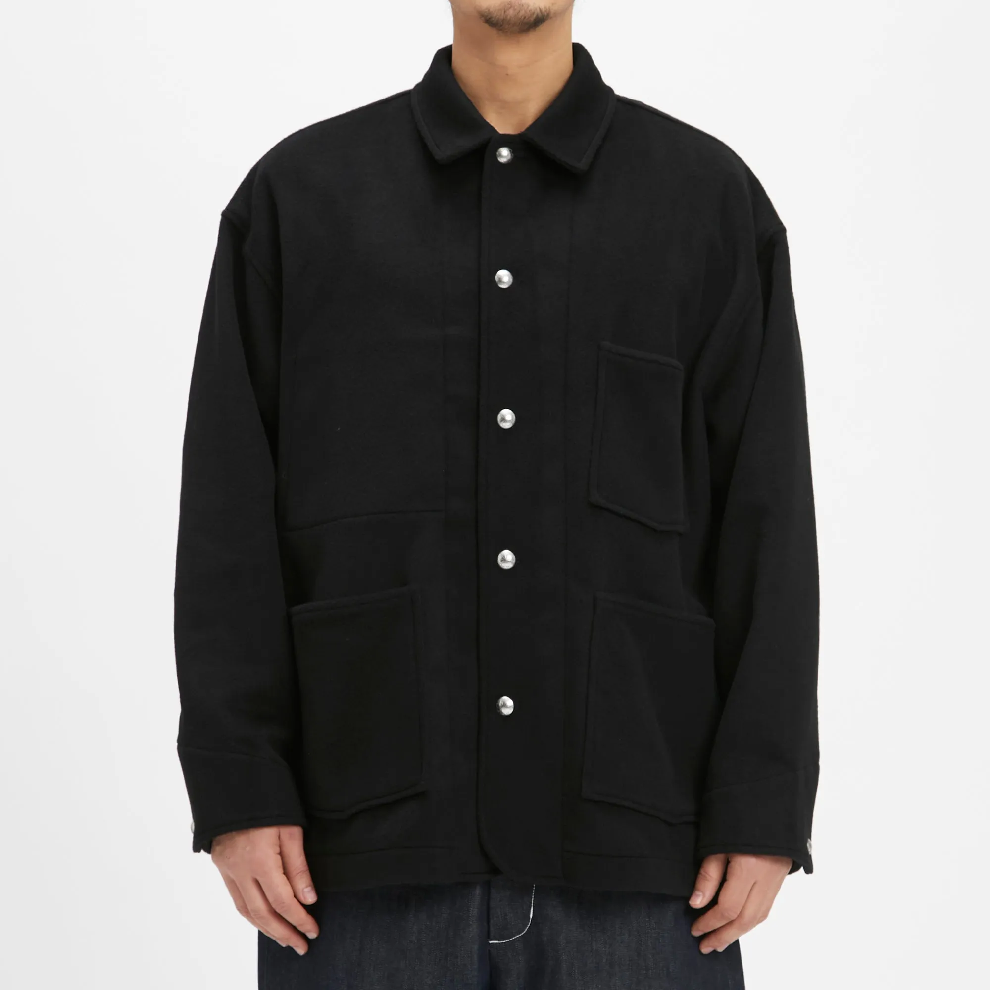 Barn Coat – Black Wool sold by S.K. Manor Hill product image thumbnail 3