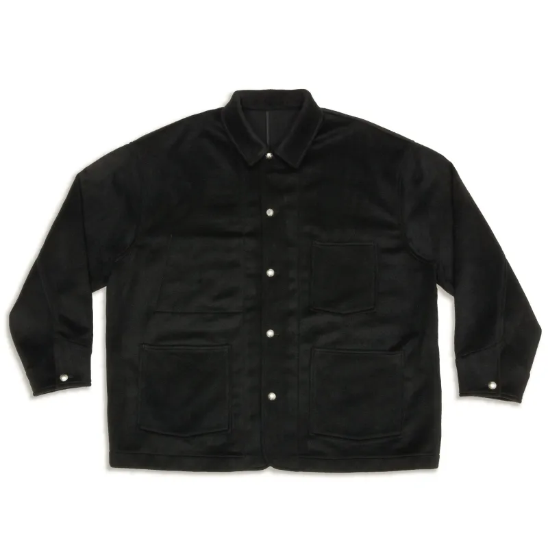 Barn Coat – Black Wool sold by S.K. Manor Hill