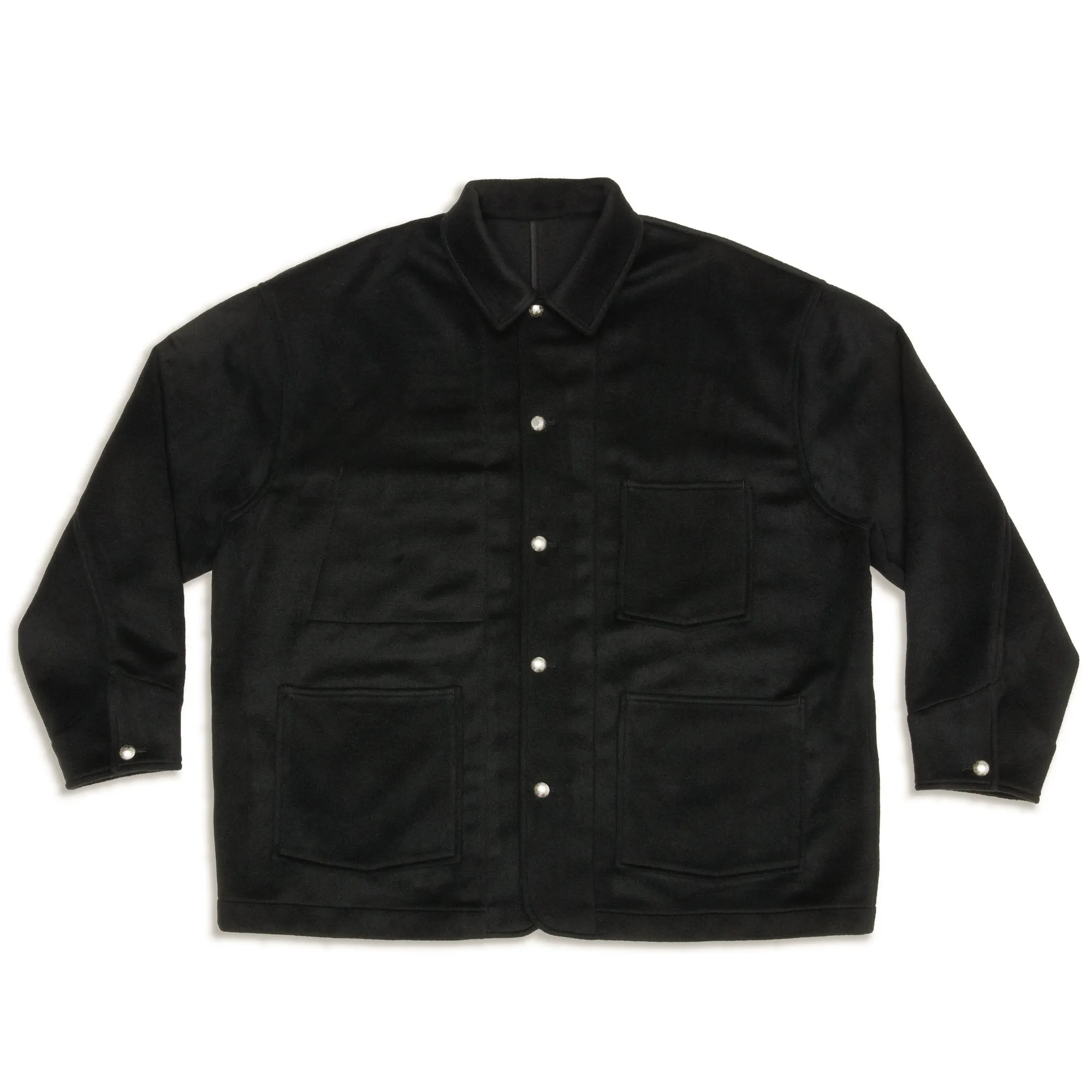 Barn Coat – Black Wool sold by S.K. Manor Hill