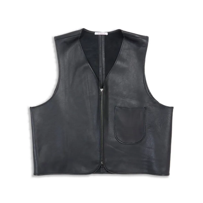 Chopper Vest - Back Leather sold by S.K. Manor Hill