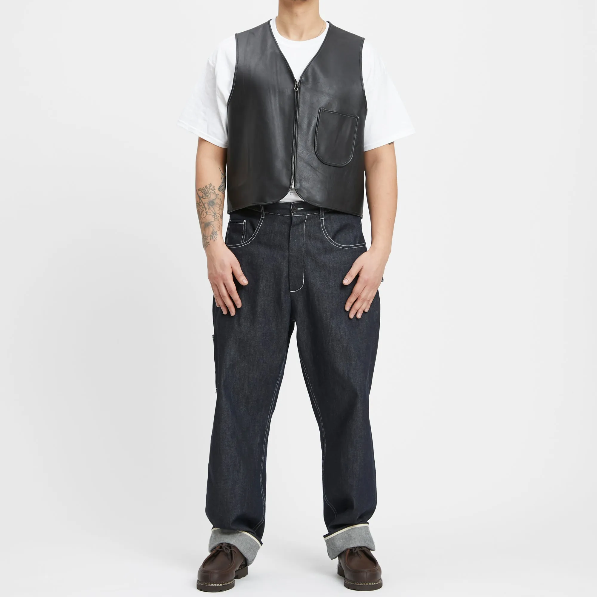 Chopper Vest - Back Leather sold by S.K. Manor Hill product image thumbnail 2