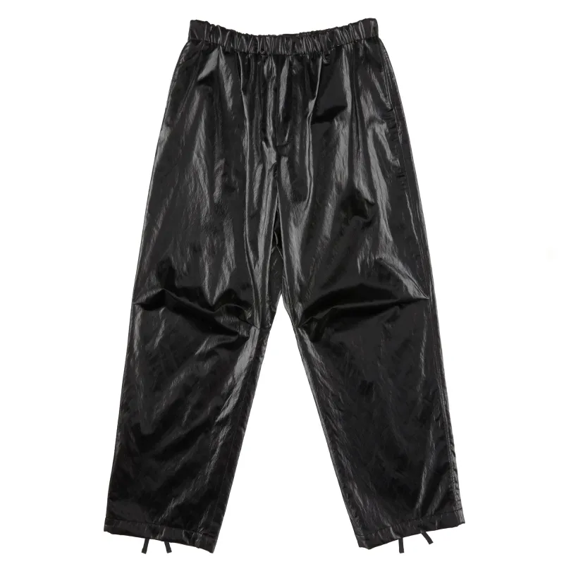 Luna Pant - Black Rubberized Viscose/Cotton sold by S.K. Manor Hill
