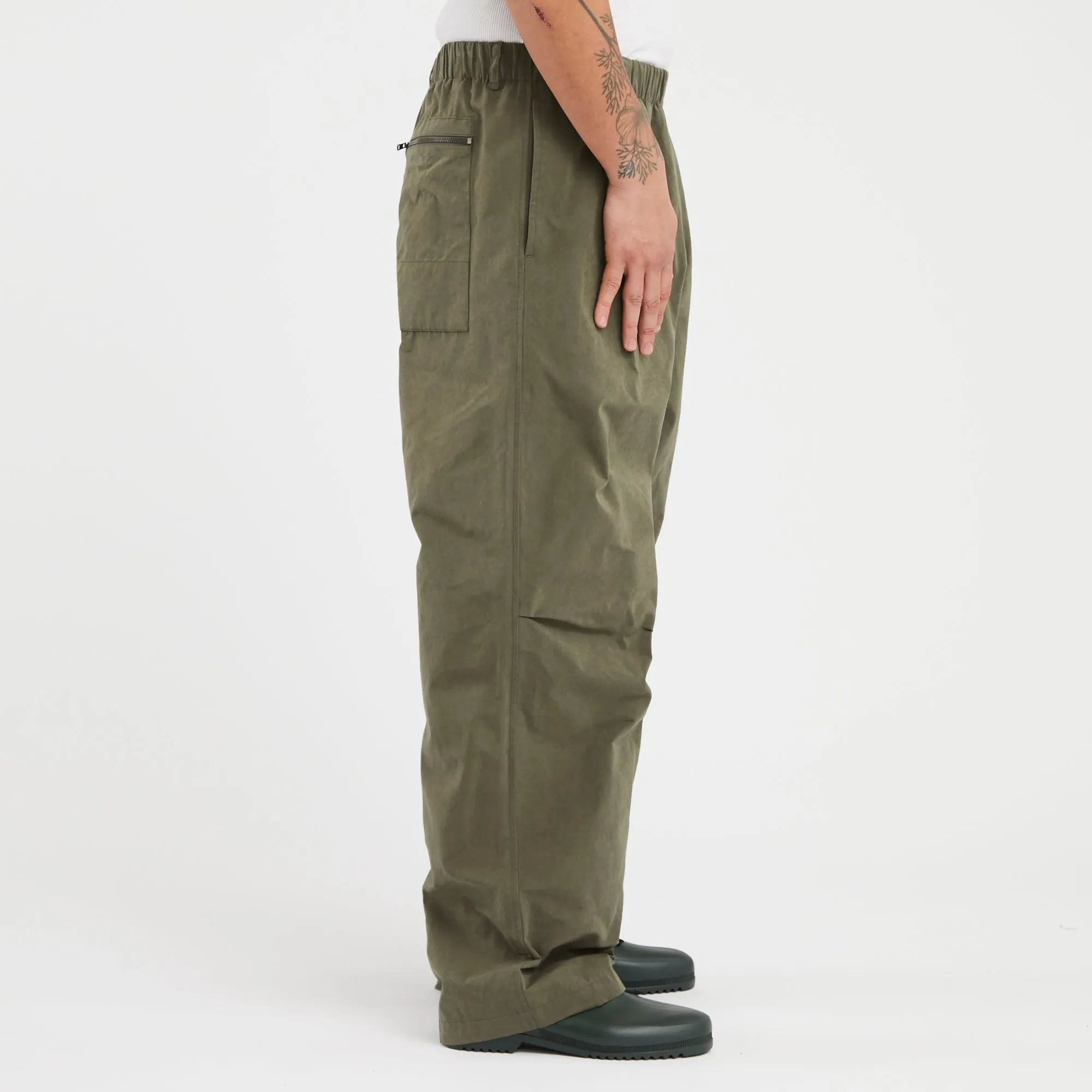 Luna Pant - Olive Grey Cotton/Nylon WR sold by S.K. Manor Hill product image thumbnail 4