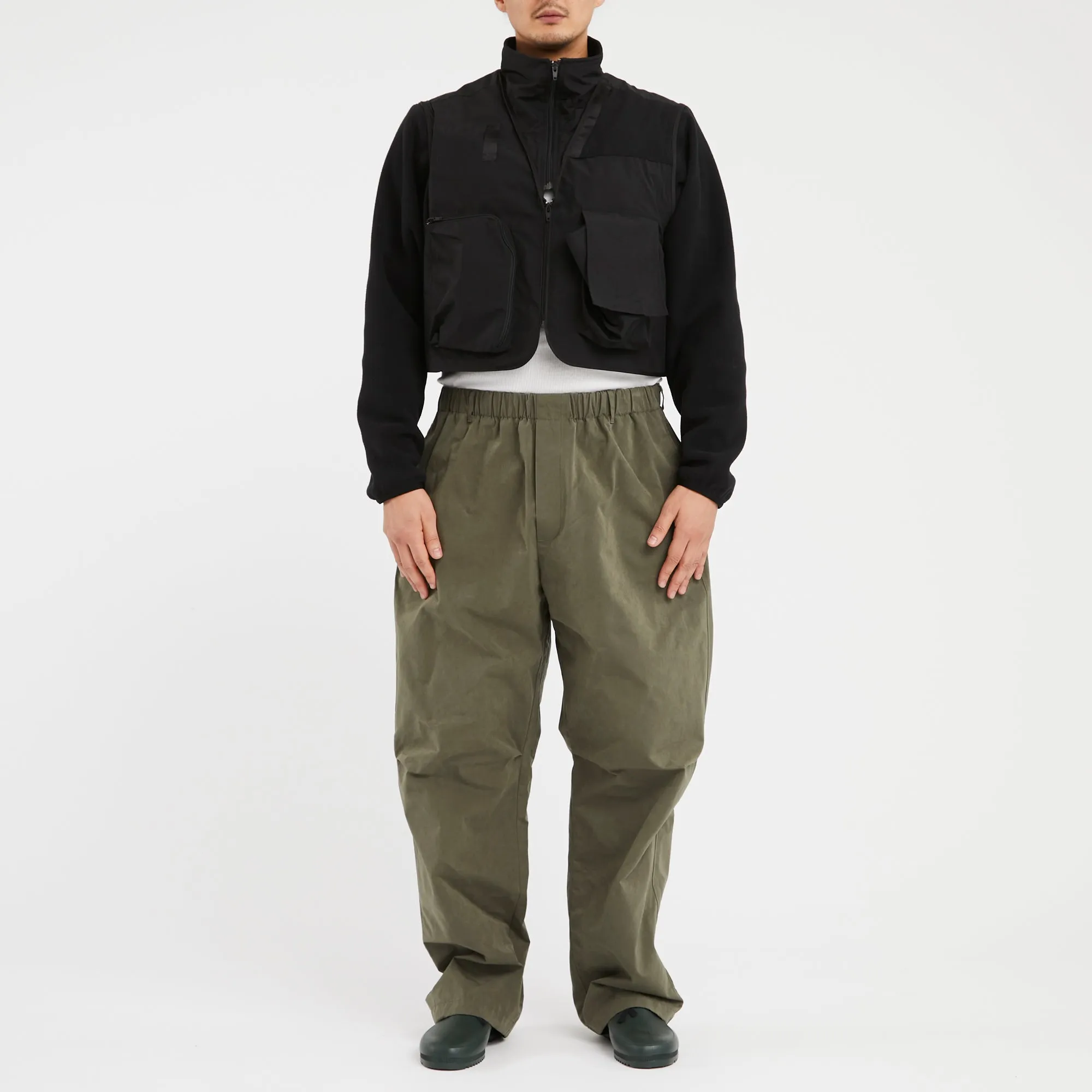 Luna Pant - Olive Grey Cotton/Nylon WR sold by S.K. Manor Hill product image thumbnail 2