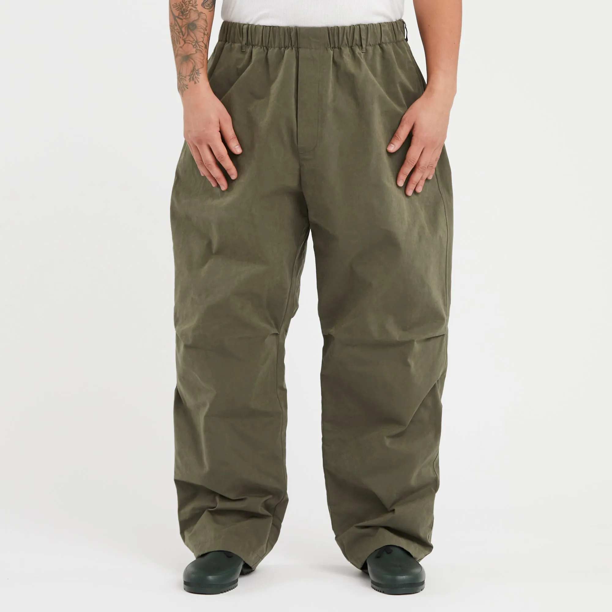 Luna Pant - Olive Grey Cotton/Nylon WR sold by S.K. Manor Hill product image thumbnail 3