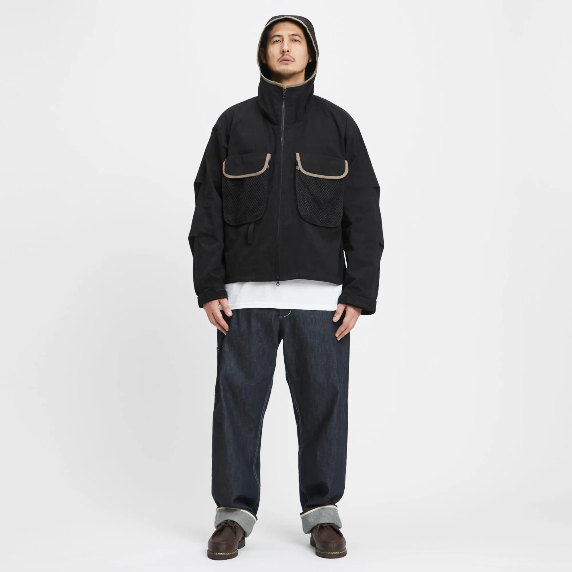 Wading Jacket - Black Cotton/Nylon sold by S.K. Manor Hill product image thumbnail 2