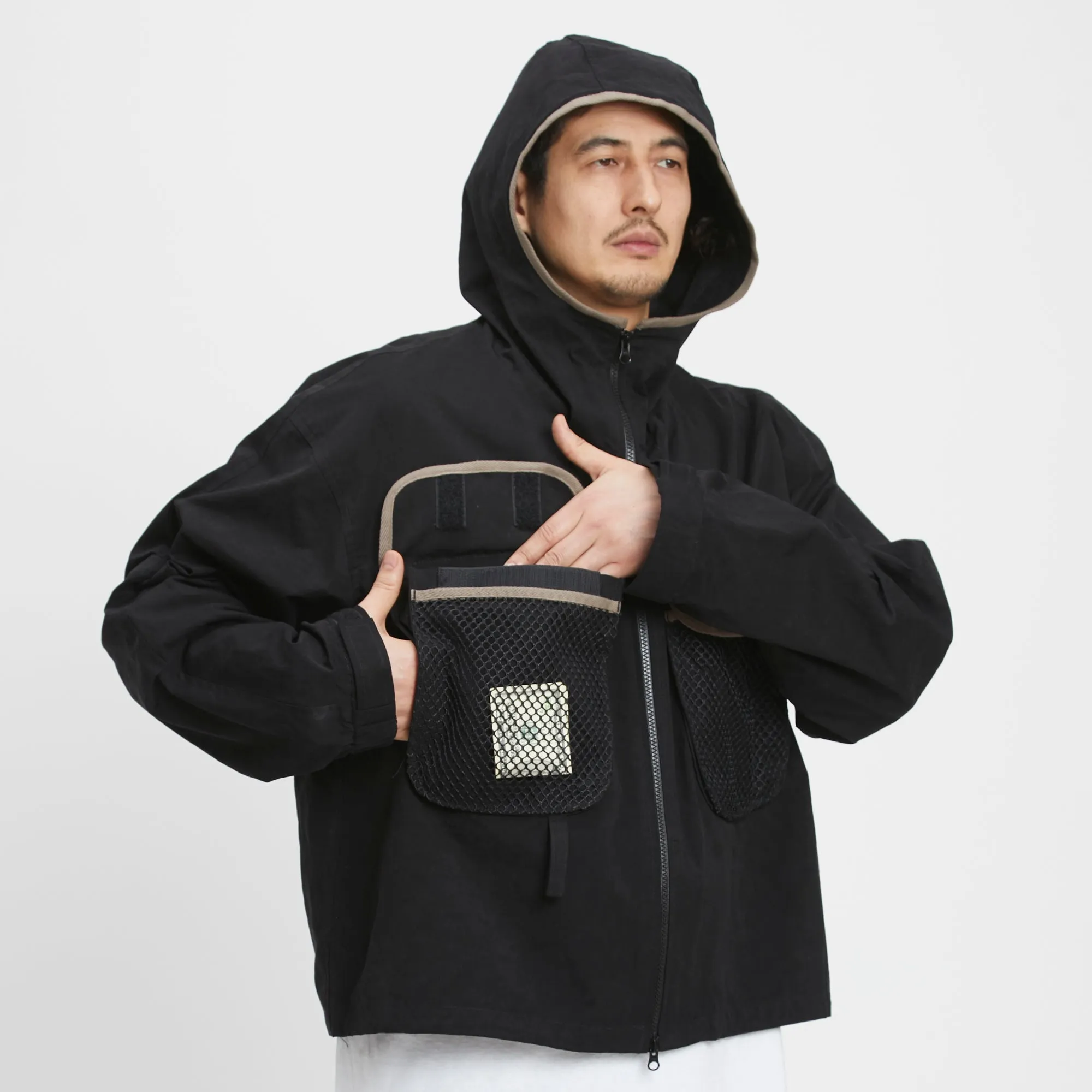 Wading Jacket - Black Cotton/Nylon sold by S.K. Manor Hill product image thumbnail 5
