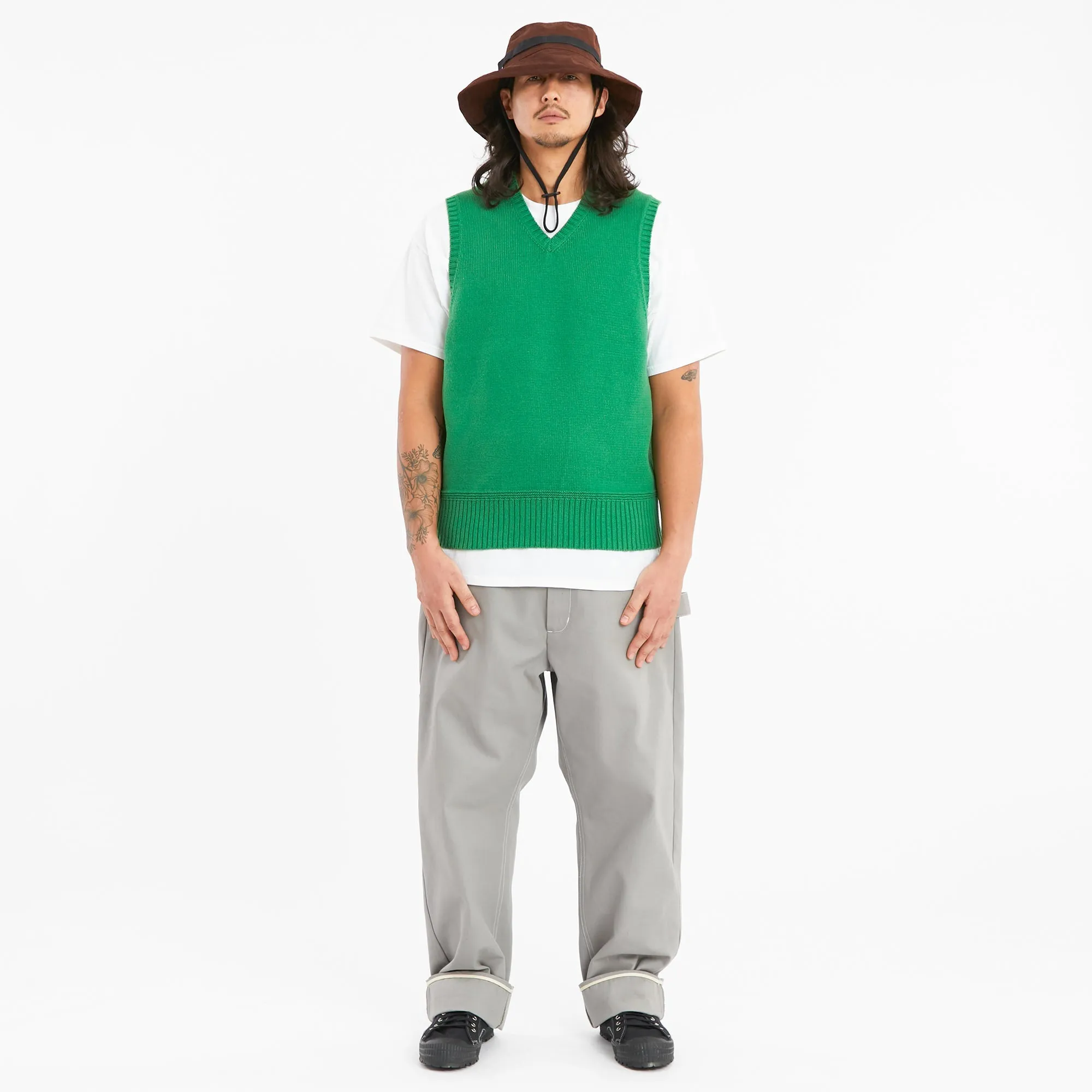 Boonie Bucket Hat - Brown Waxed Cotton/Nylon sold by S.K. Manor Hill product image thumbnail 2