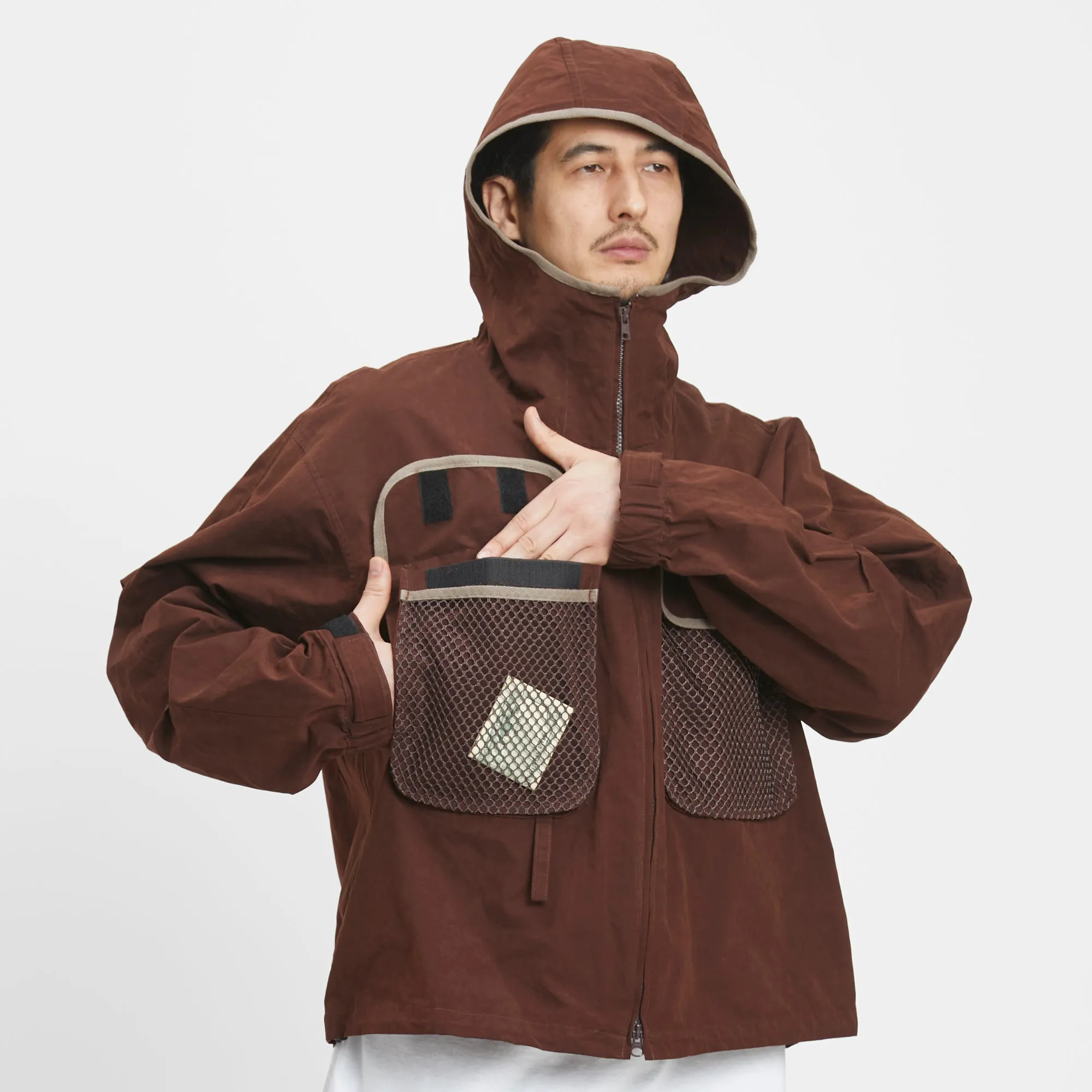 Wading Jacket - Brown Cotton/Nylon sold by S.K. Manor Hill product image thumbnail 5