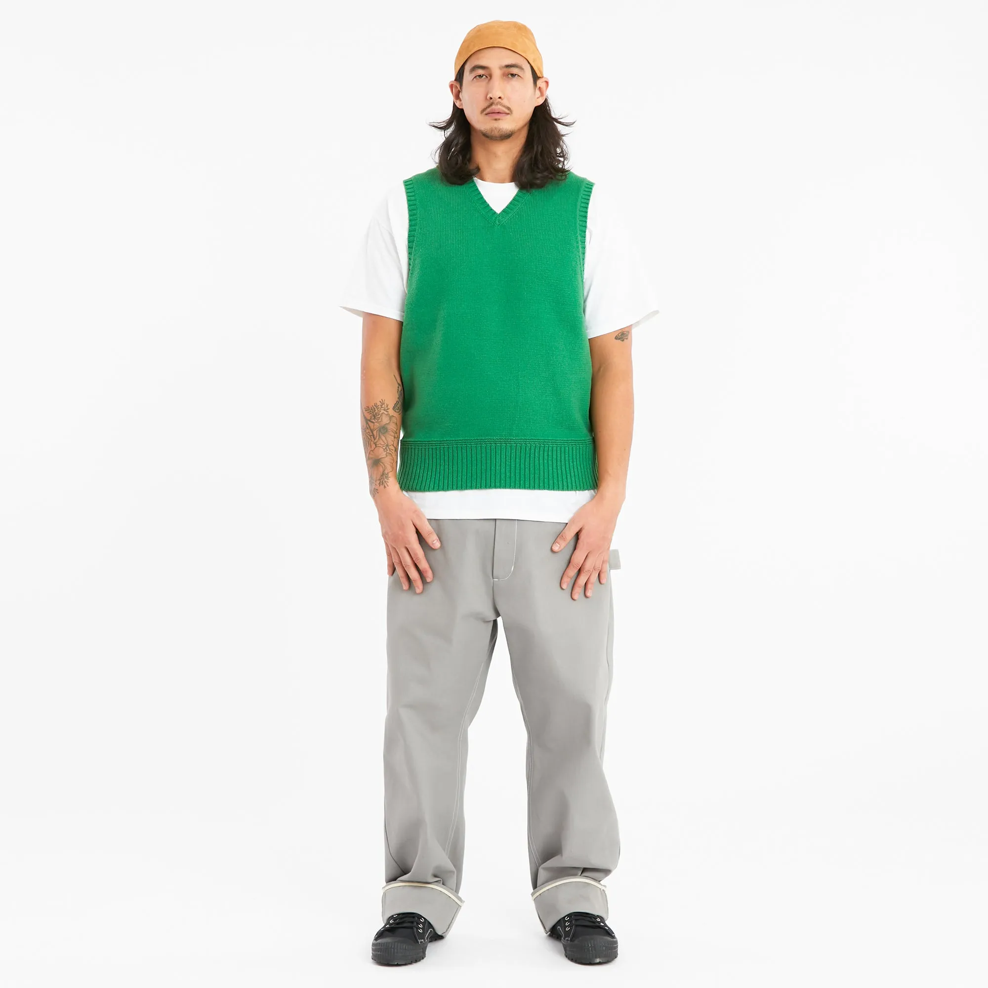 Skull Cap – Tan Suede Leather sold by S.K. Manor Hill product image thumbnail 2