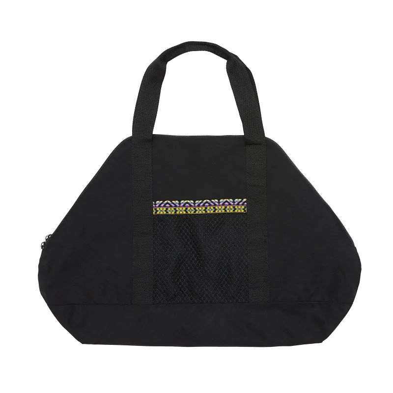 Weekend Bag - Black Nylon w/ Dec. Trim WR made by S.K. Manor Hill