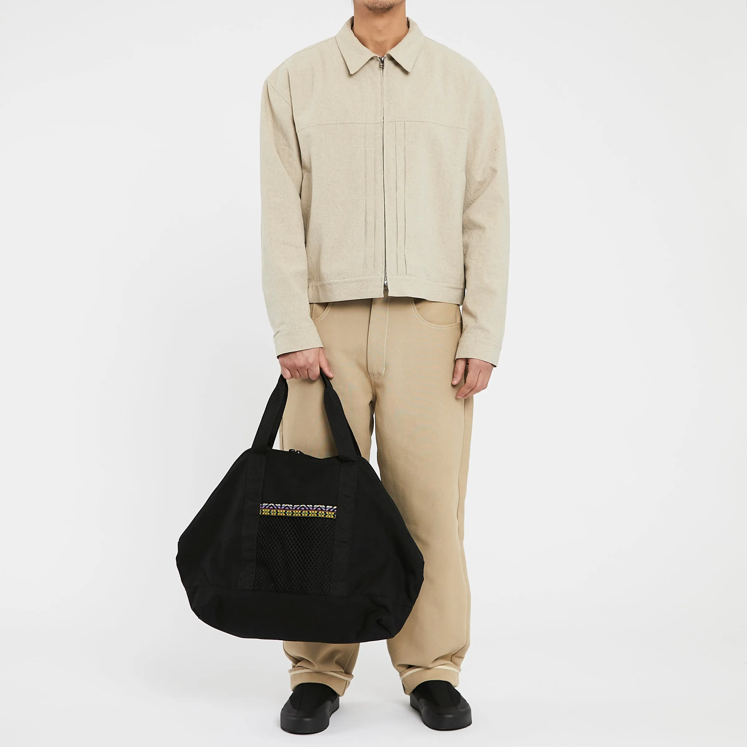 Weekend Bag - Black Nylon w/ Dec. Trim WR sold by S.K. Manor Hill product image thumbnail 2