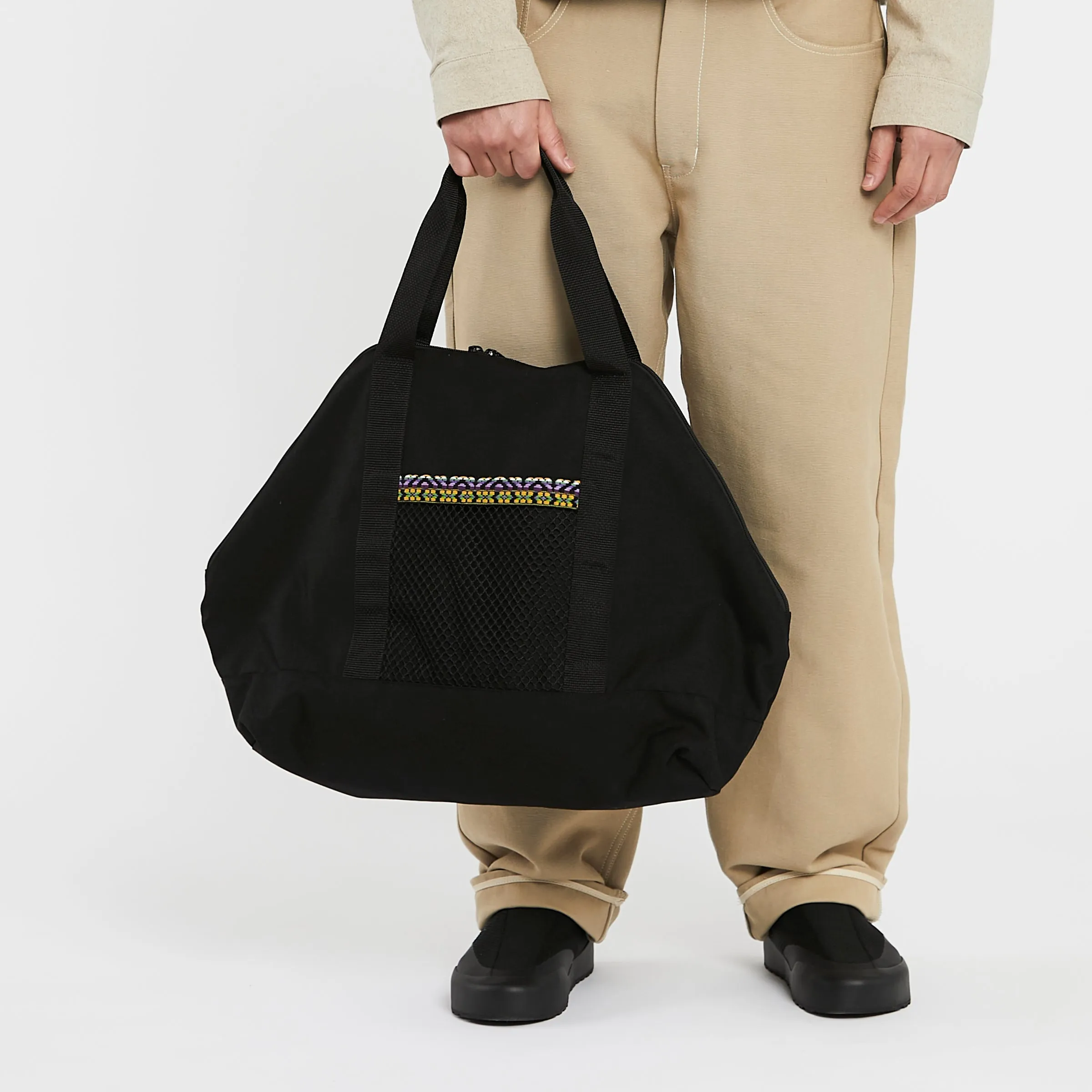 Weekend Bag - Black Nylon w/ Dec. Trim WR sold by S.K. Manor Hill product image thumbnail 3