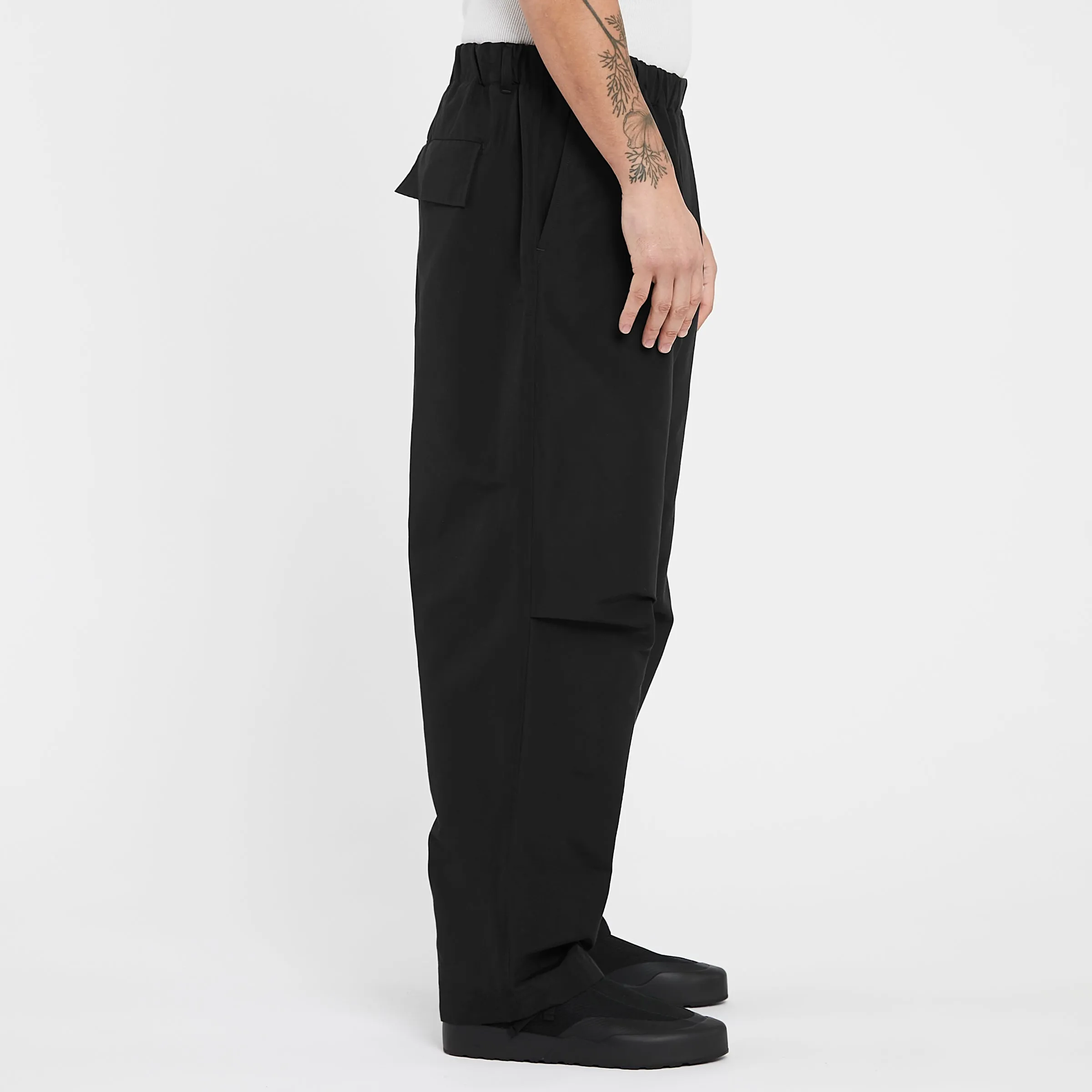 Base Pant - Black Organic Cotton / Recycled Nylon WR sold by S.K. Manor Hill product image thumbnail 4