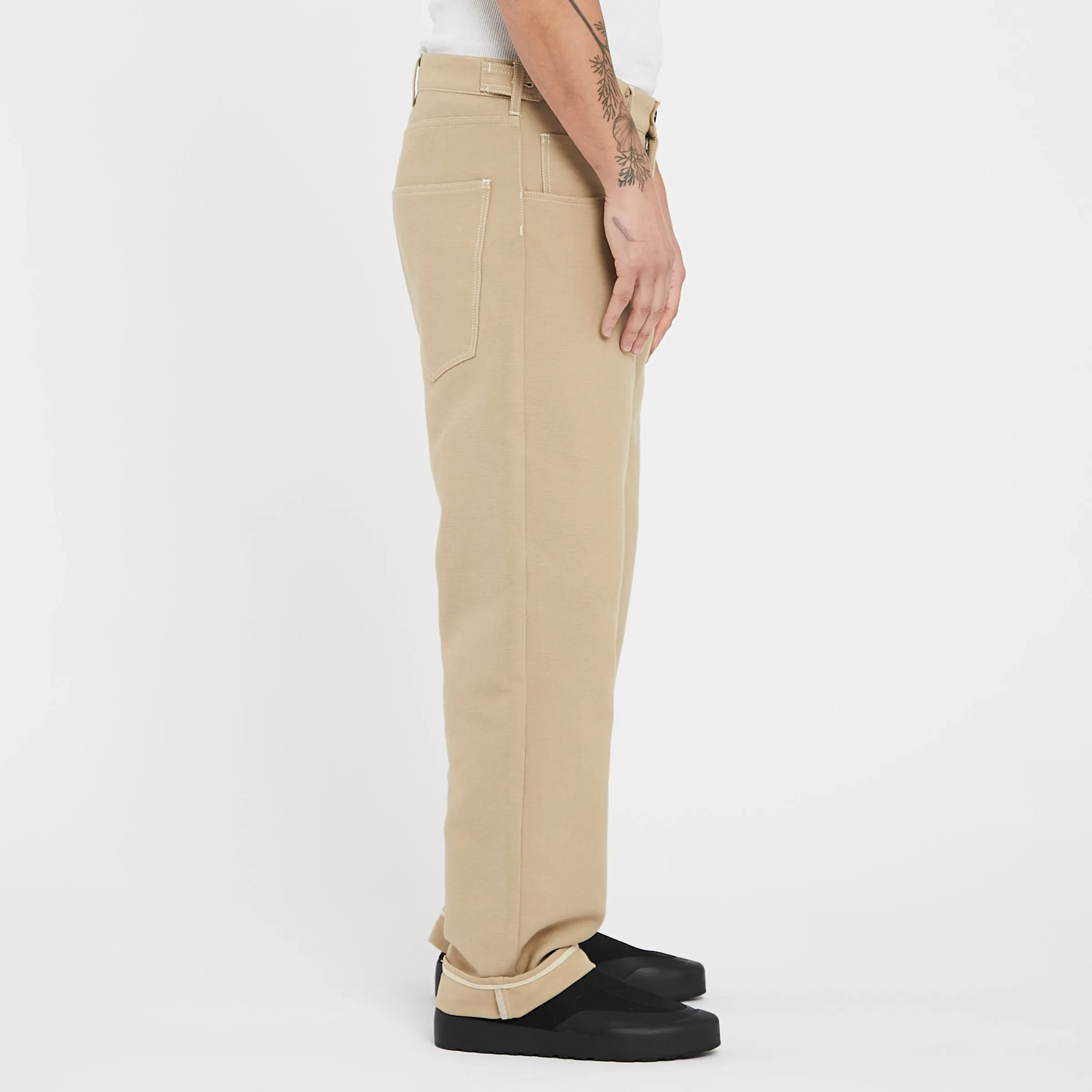 Ranch Pant - Tan Burlap Cotton sold by S.K. Manor Hill product image thumbnail 3