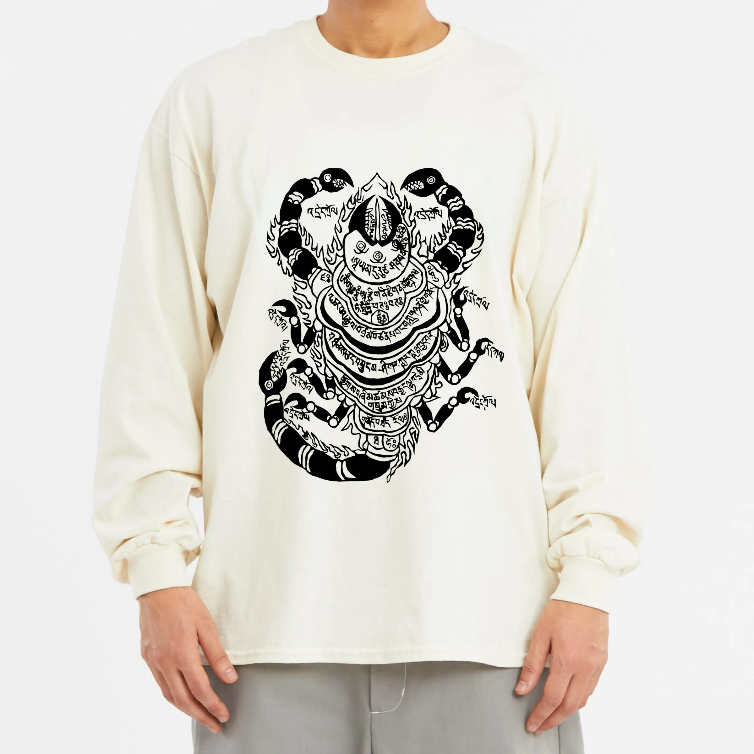 Scorpion LS T-Shirt – Natural Cotton sold by S.K. Manor Hill product image thumbnail 3