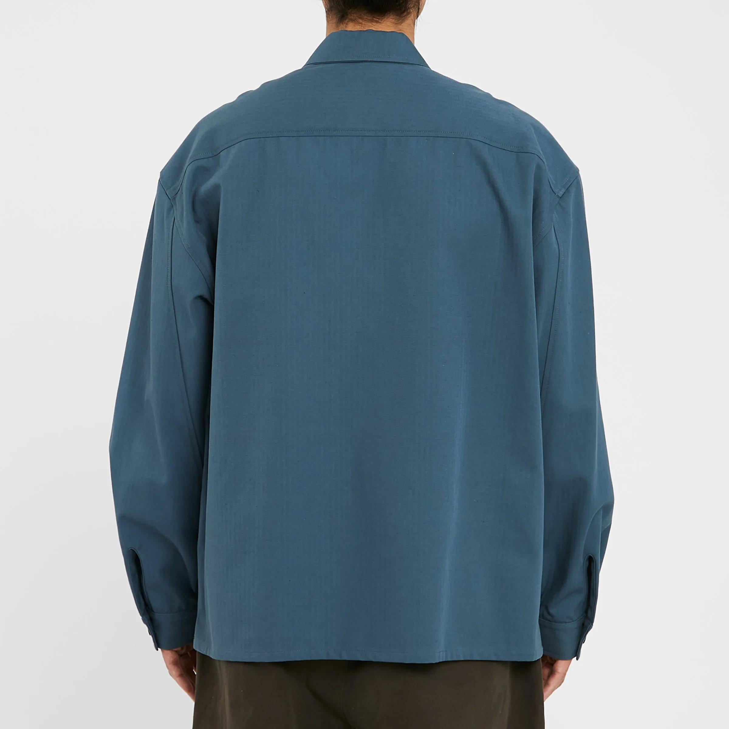 Task Shirt/Jacket - Military Blue HBT Cotton sold by S.K. Manor Hill product image thumbnail 5