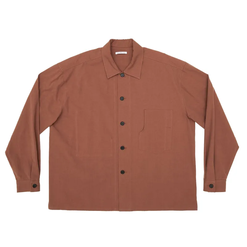 Task Shirt/Jacket - Light Brown Organic Cotton made by S.K. Manor Hill