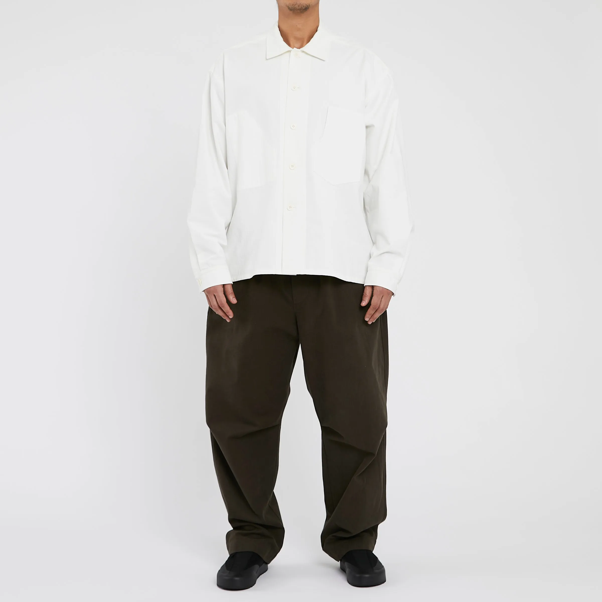 Task Shirt/Jacket - White Organic Cotton sold by S.K. Manor Hill product image thumbnail 2