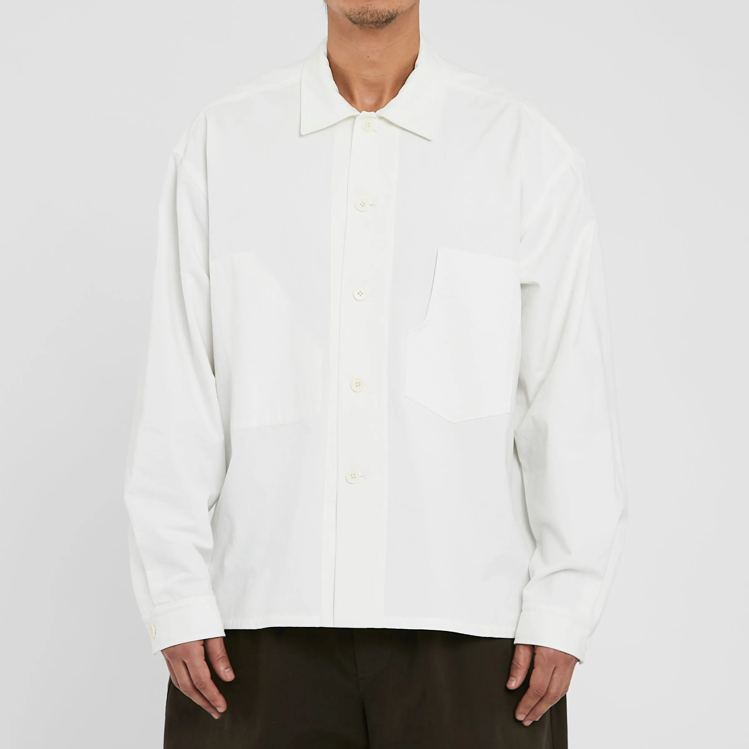 Task Shirt/Jacket - White Organic Cotton sold by S.K. Manor Hill product image thumbnail 3