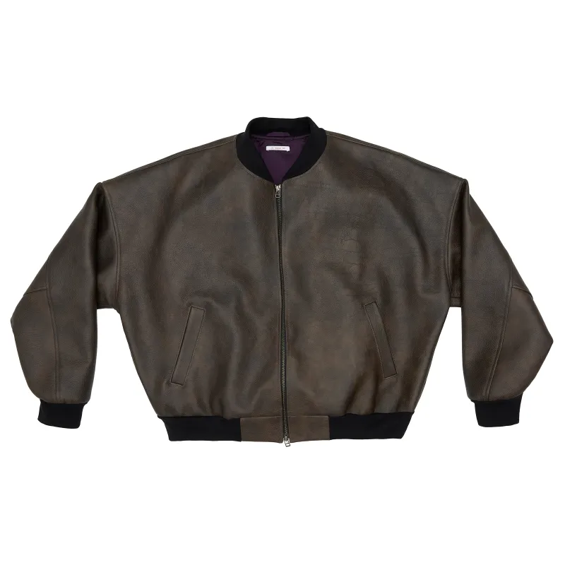 Napa Jacket - Brown Leather made by S.K. Manor Hill