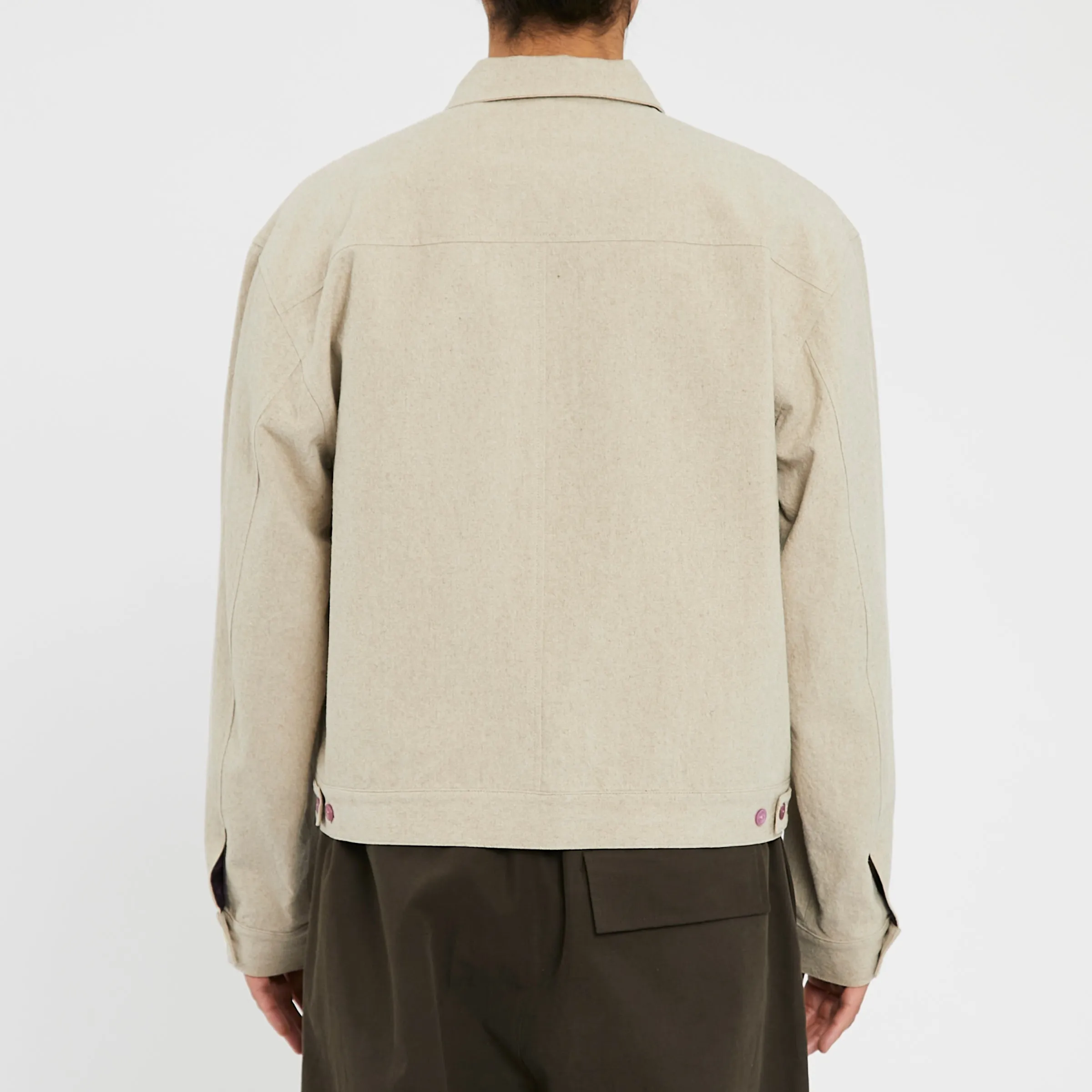 Century Jacket - Oatmeal Linen / Cotton sold by S.K. Manor Hill product image thumbnail 5