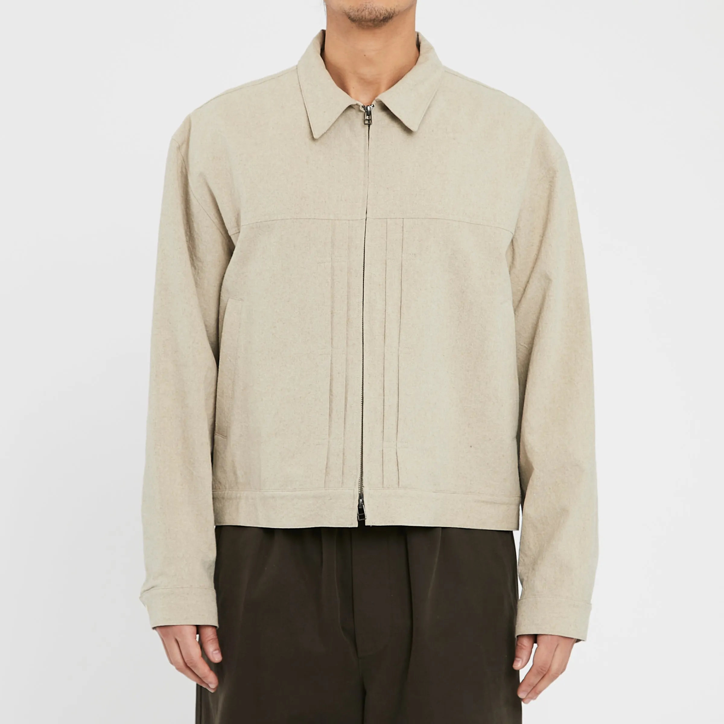 Century Jacket - Oatmeal Linen / Cotton sold by S.K. Manor Hill product image thumbnail 3