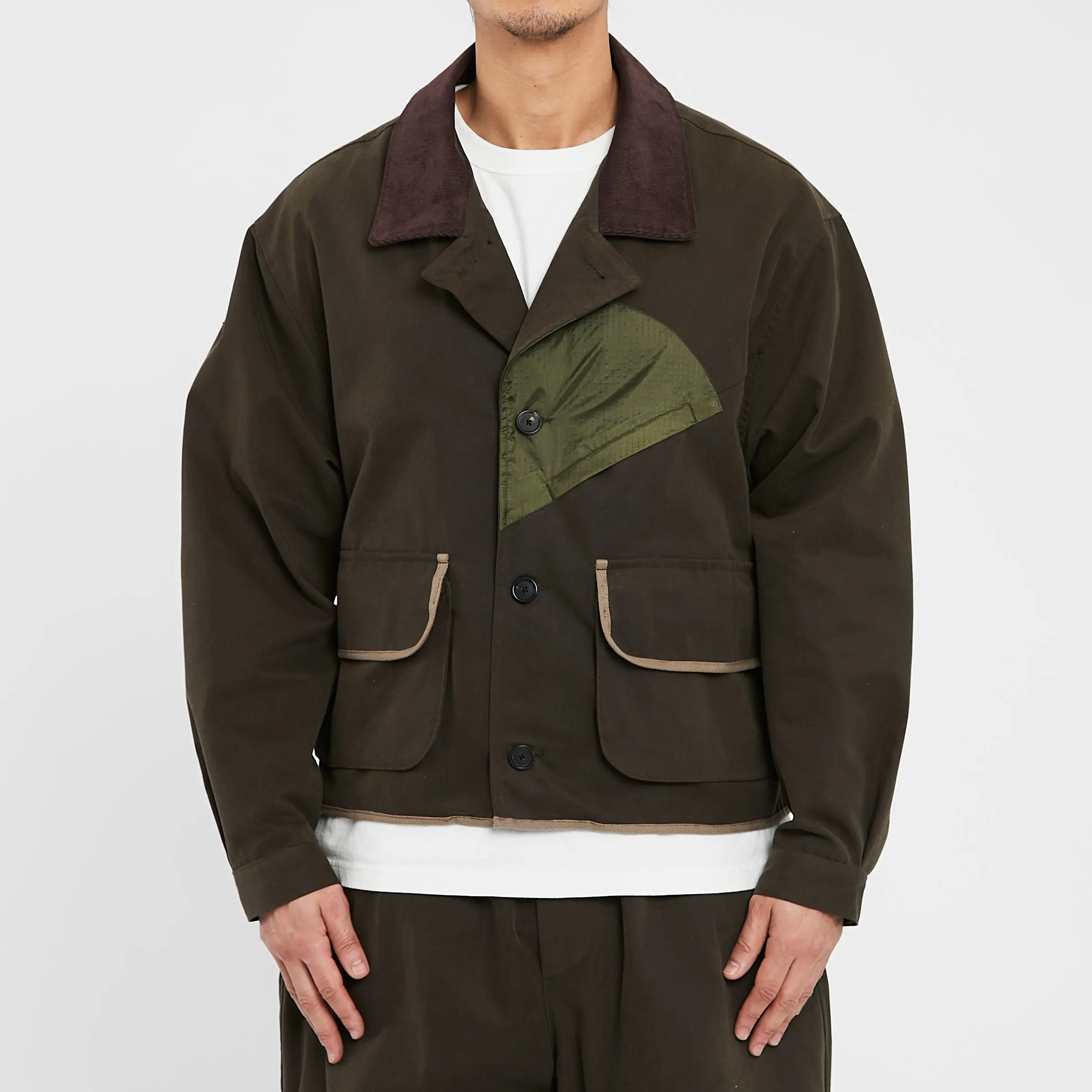 Bog Jacket - Olive Drab Organic Cotton WR sold by S.K. Manor Hill product image thumbnail 3