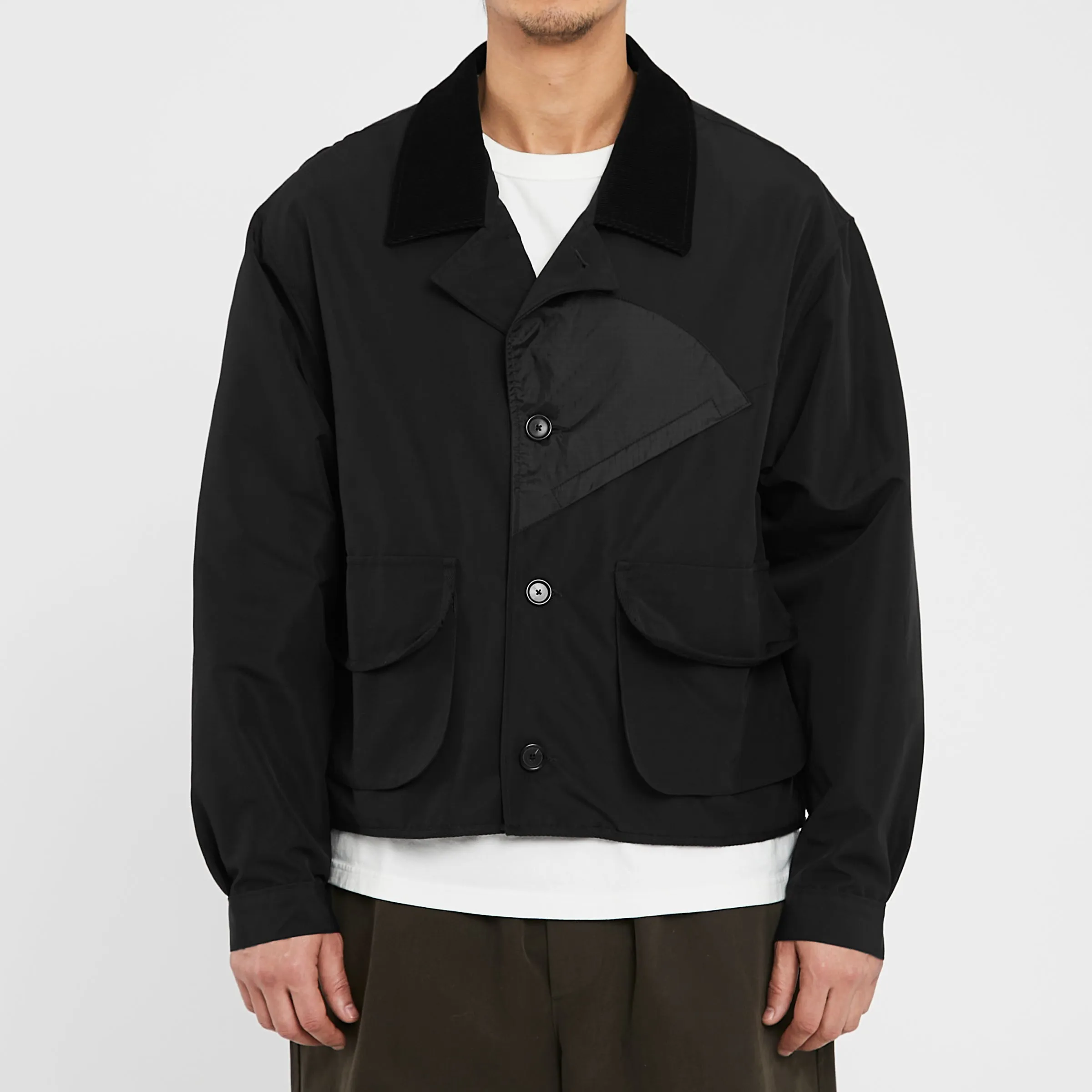 Bog Jacket - Black Organic Cotton / Recycled Nylon WR sold by S.K. Manor Hill product image thumbnail 3